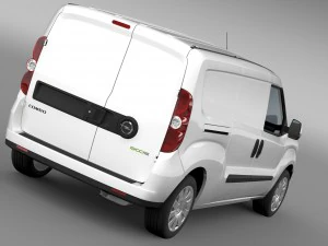 opel combo lwb cargo d 2015 3D Model