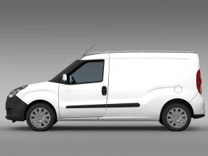 opel combo lwb cargo d 2015 3D Model