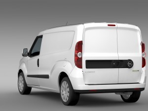 opel combo lwb cargo d 2015 3D मॉडल