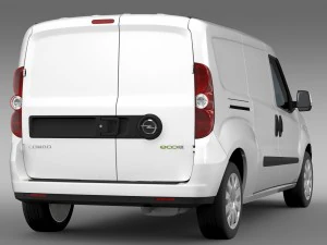 opel combo lwb cargo d 2015 3D Model