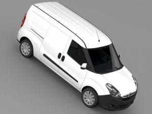opel combo lwb cargo d 2015 3D Model