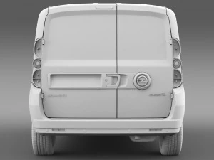 opel combo lwb cargo d 2015 3D Model