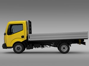 ashok leyland partner tipper 2015 3D Model