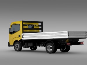 ashok leyland partner tipper 2015 3D Model