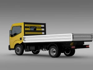 ashok leyland partner tipper 2015 3D Model
