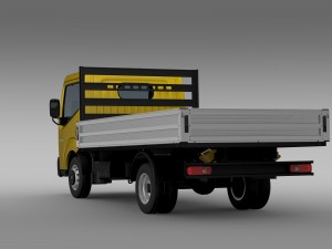 ashok leyland partner tipper 2015 3D Model