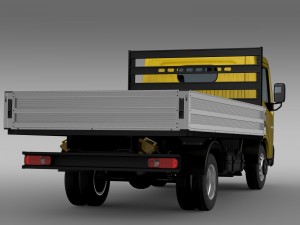 ashok leyland partner tipper 2015 3D Model