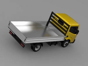 ashok leyland partner tipper 2015 3D Model