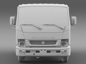 ashok leyland partner tipper 2015 3D Model