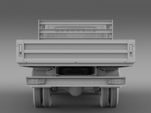 ashok leyland partner tipper 2015 3D Model