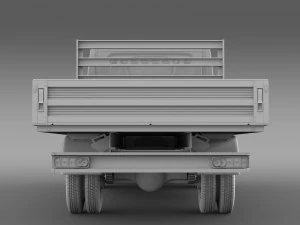 ashok leyland partner tipper 2015 3D Model