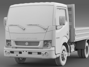 ashok leyland partner tipper 2015 3D Model