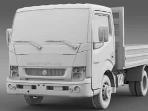ashok leyland partner tipper 2015 3D Model