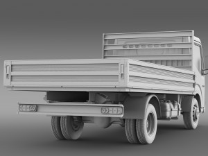 ashok leyland partner tipper 2015 3D Model