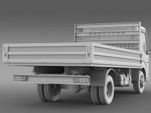 ashok leyland partner tipper 2015 3D Model