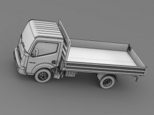 ashok leyland partner tipper 2015 3D Model