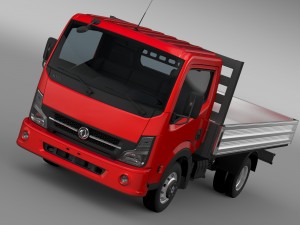 dongfeng n300 captain tipper 2015 3Dモデル