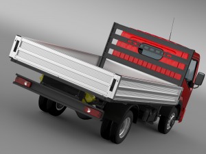 dongfeng n300 captain tipper 2015 3D Model