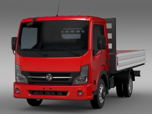 dongfeng n300 captain tipper 2015 3D Model