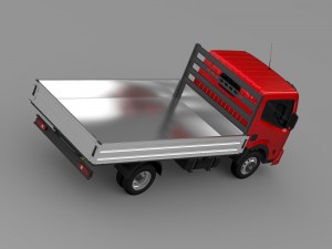 dongfeng n300 captain tipper 2015 3D Model