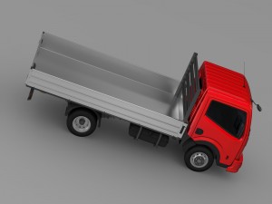 dongfeng n300 captain tipper 2015 3D Model
