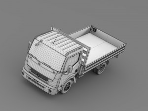 dongfeng n300 captain tipper 2015 3D Model