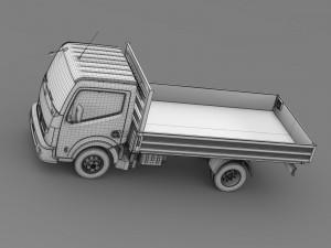 dongfeng n300 captain tipper 2015 3D Model