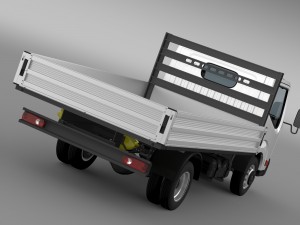 mitsubishi fuso canter guts tipper 2015 3D Model