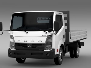 mitsubishi fuso canter guts tipper 2015 3D Model
