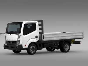 mitsubishi fuso canter guts tipper 2015 3D Model