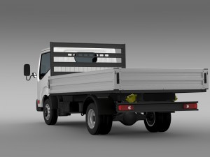 mitsubishi fuso canter guts tipper 2015 3D Model