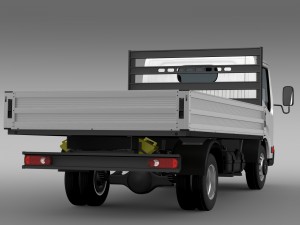 mitsubishi fuso canter guts tipper 2015 3D Model