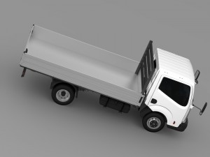 mitsubishi fuso canter guts tipper 2015 3D Model