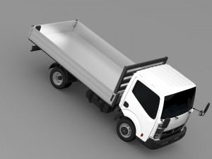 mitsubishi fuso canter guts tipper 2015 3D Model