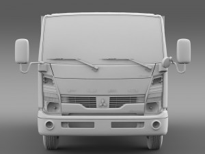 mitsubishi fuso canter guts tipper 2015 3D Model