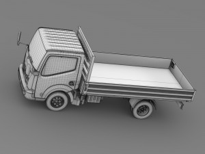 mitsubishi fuso canter guts tipper 2015 3D Model