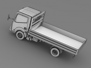 mitsubishi fuso canter guts tipper 2015 3D Model