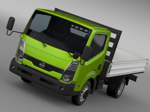 nissan atlas chassi tipper 2015 3D Model
