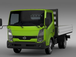nissan atlas chassi tipper 2015 Model 3D