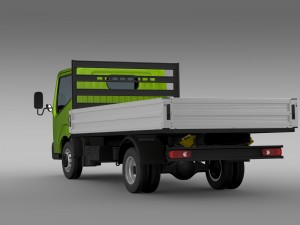 nissan atlas chassi tipper 2015 Model 3D