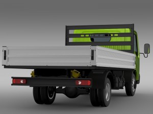 nissan atlas chassi tipper 2015 Model 3D
