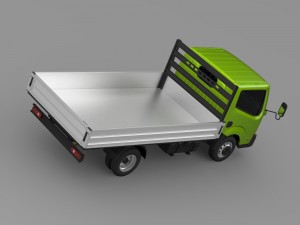 nissan atlas chassi tipper 2015 Model 3D