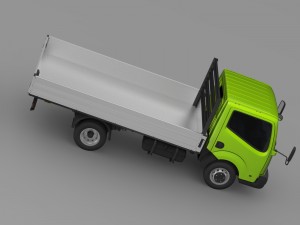 nissan atlas chassi tipper 2015 Model 3D