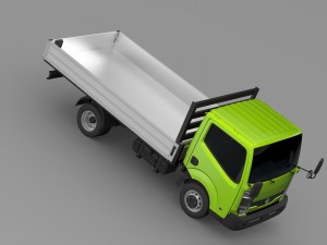 nissan atlas chassi tipper 2015 Model 3D