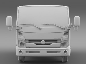 nissan atlas chassi tipper 2015 Model 3D