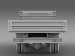 nissan atlas chassi tipper 2015 Model 3D