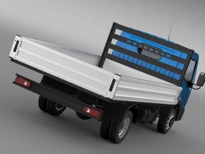 nissan cabstar tipper 2015 3D 모델