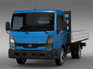 nissan cabstar tipper 2015 3D 모델