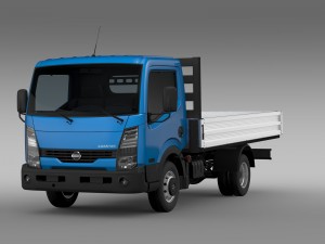 nissan cabstar tipper 2015 3D 모델