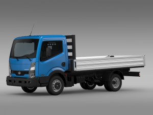 nissan cabstar tipper 2015 3D 모델